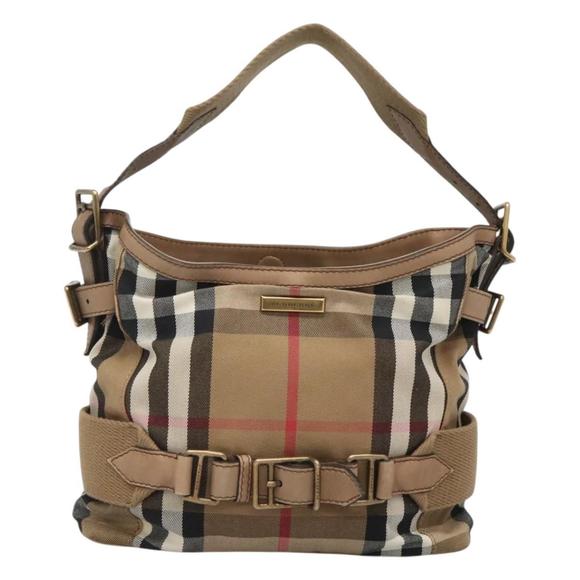 Burberry House Check Beige Canvas shoulder - Picture 1 of 10